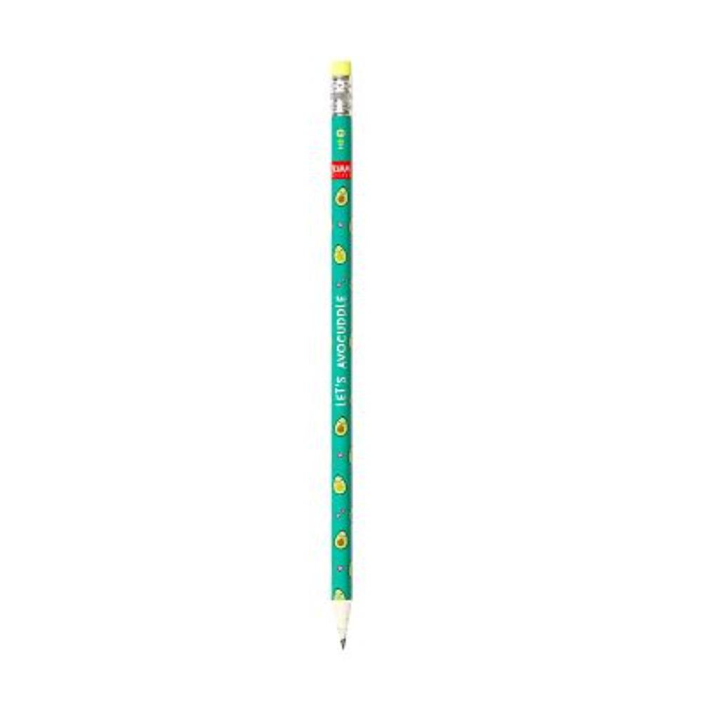 I USED TO BE A NEWSPAPER - RECYCLED PAPER PENCIL - AVOCADO