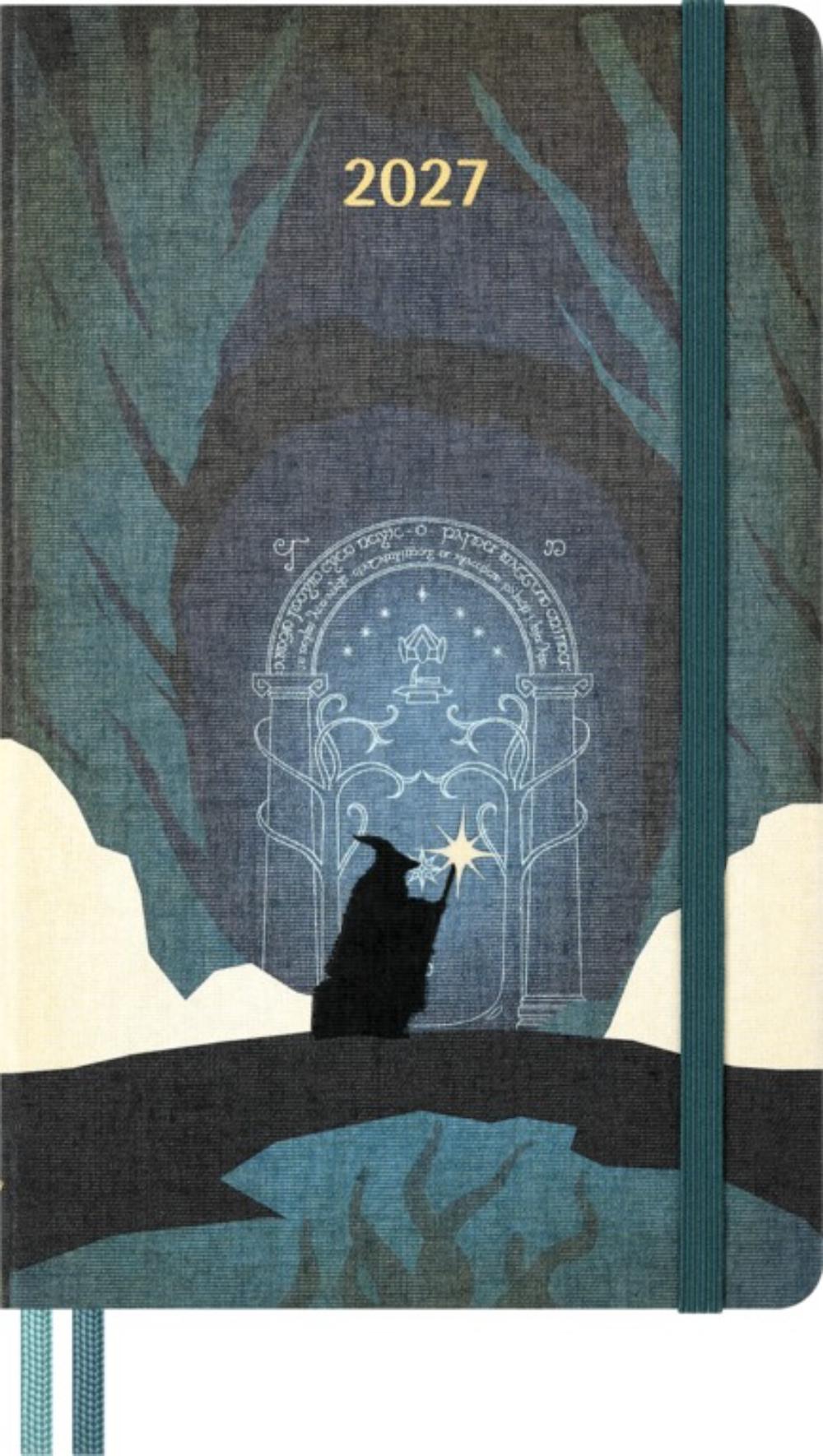 2027 12M LORD OF THE RINGS WEEKLY NOTEBOOK LARGE HARD NO BOX