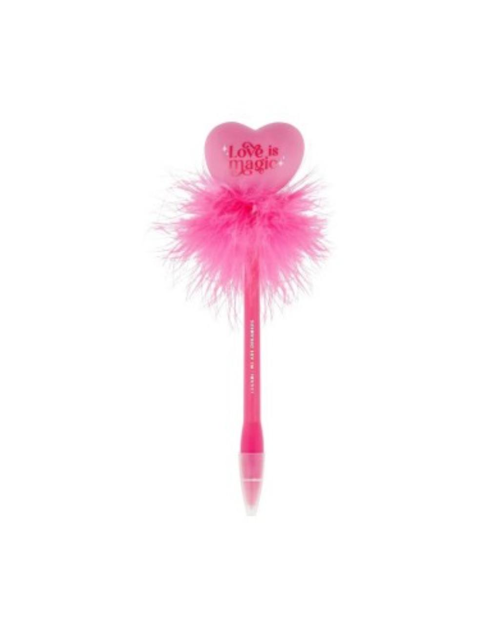 WRITING IS MAGIC - LIGHT UP GEL PEN - HEART
