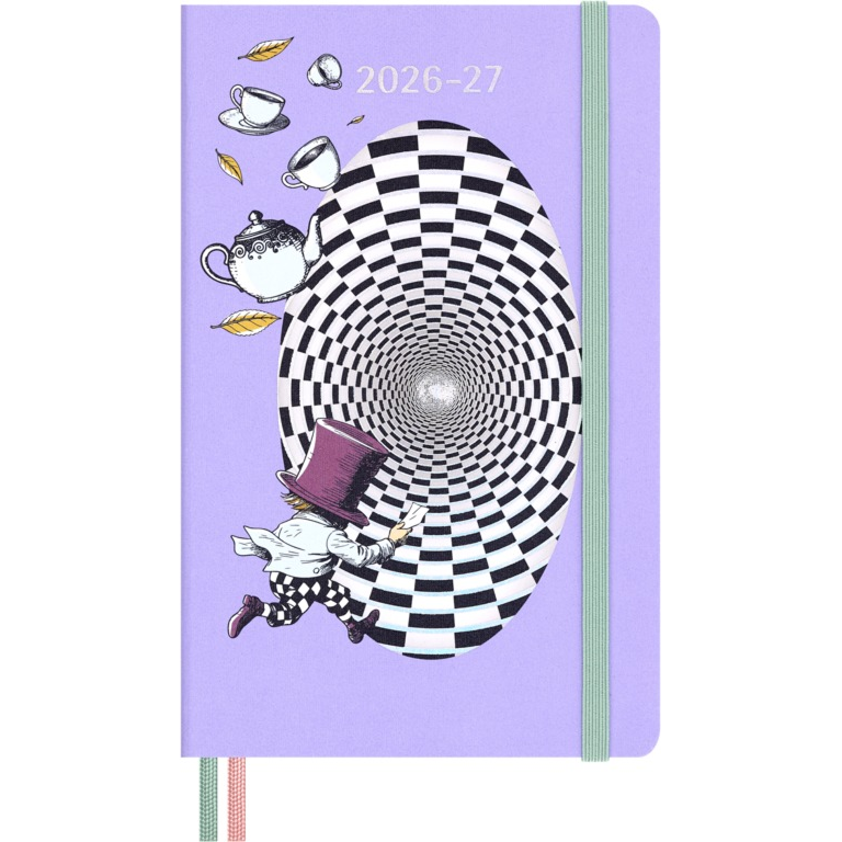 2026-2027 18M ALICE WONDER WEEKLY NOTEBOOK LARGE HARD NO BOX
