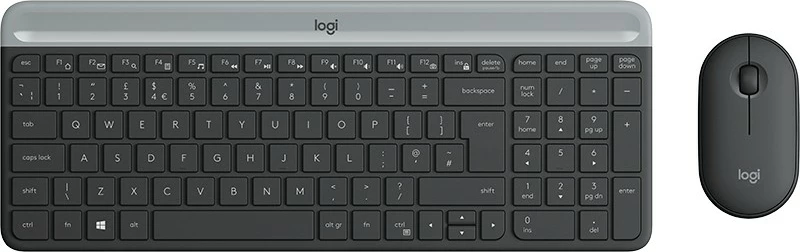 Logitech MK470 Slim Combo Keyboard and Mouse Set | foleja.al