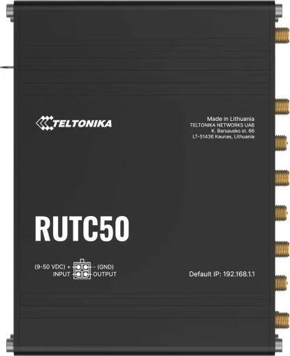 Industrial Router Teltonika RUTC50, Wi‑Fi 6 | foleja.al