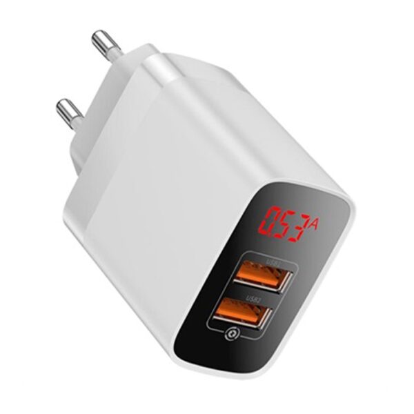 Baseus Mirror Lake 2-Port USB Charging Adapter