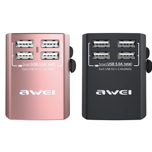 Awei C36 Travel Adapter with 4 USB Ports