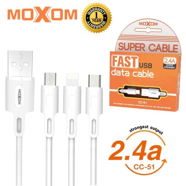 Moxom Micro Lightning USB‑C Cable for sale