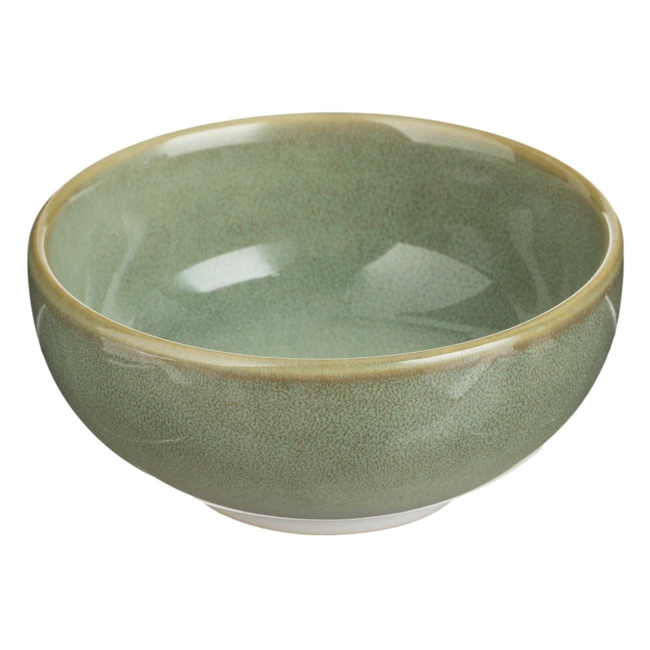 Serving bowl for sauce & dips handmade round ceramic vegetable 90ml