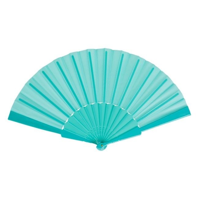 Plastic fan mint 23cm