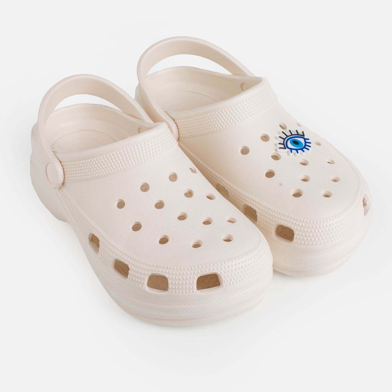 Women's Flip Flops Clogs White Pin