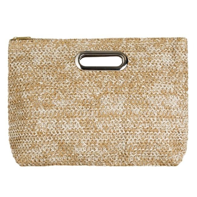 Women's Summer Straw Handbag with Handle 33x85x23cm