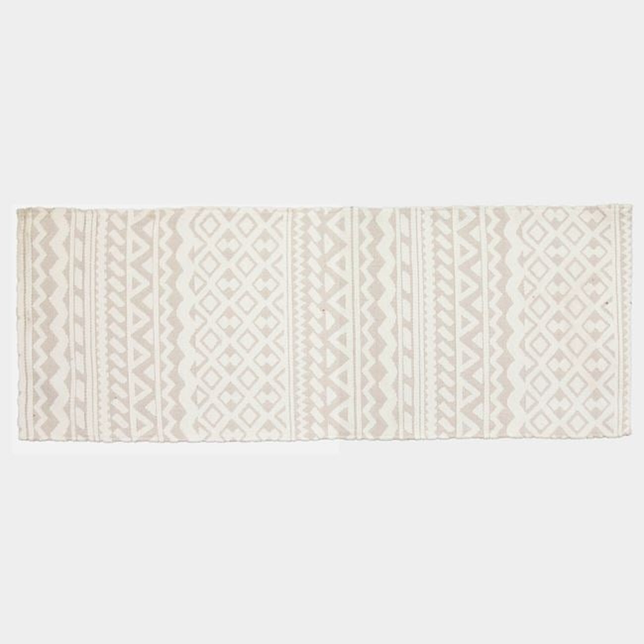 Kitchen Mat Non-Slip Ecru Beige Jaquard 150x53 cm