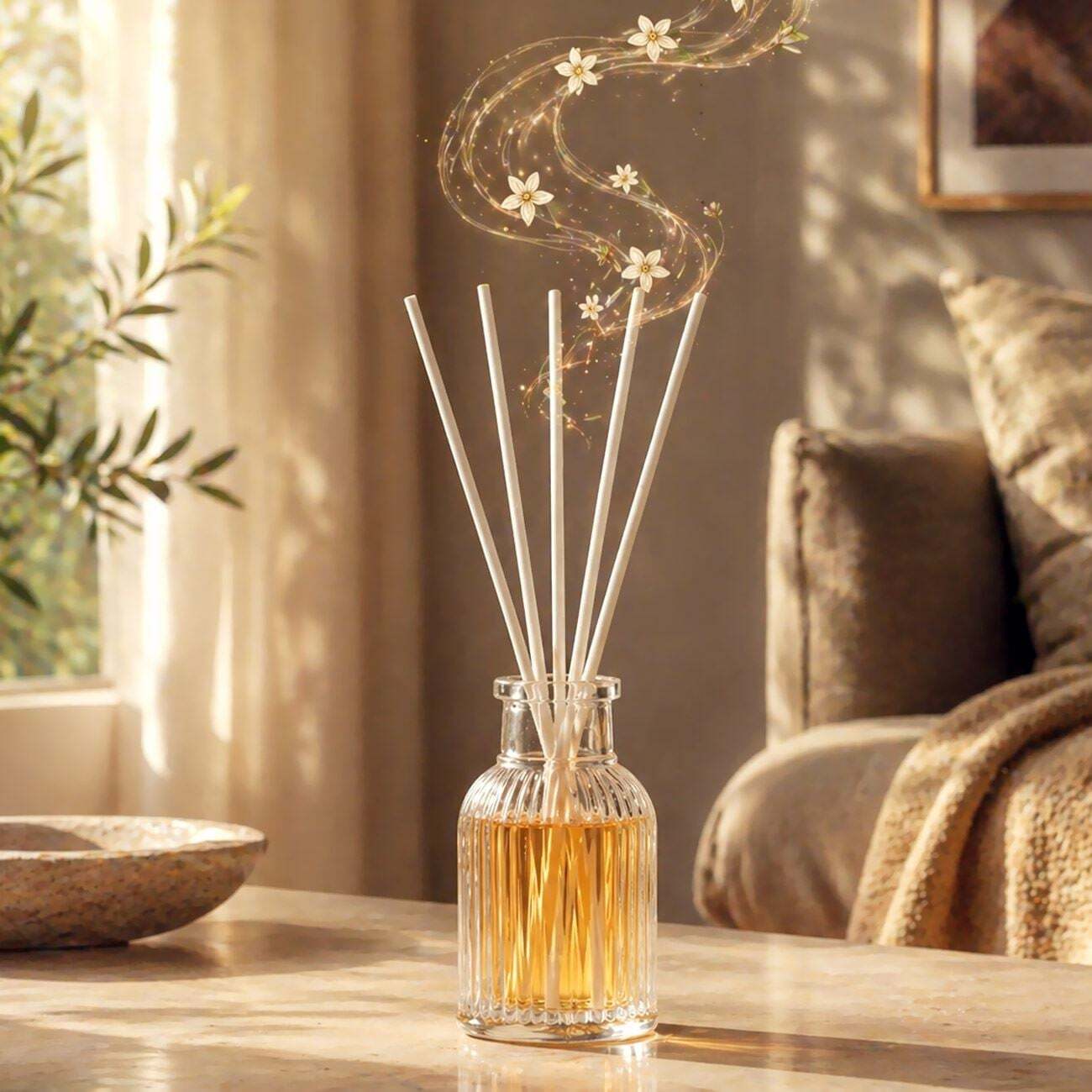 Vanilla & Macadamia Scented Room Fragrance Oil with Sticks 30 ml