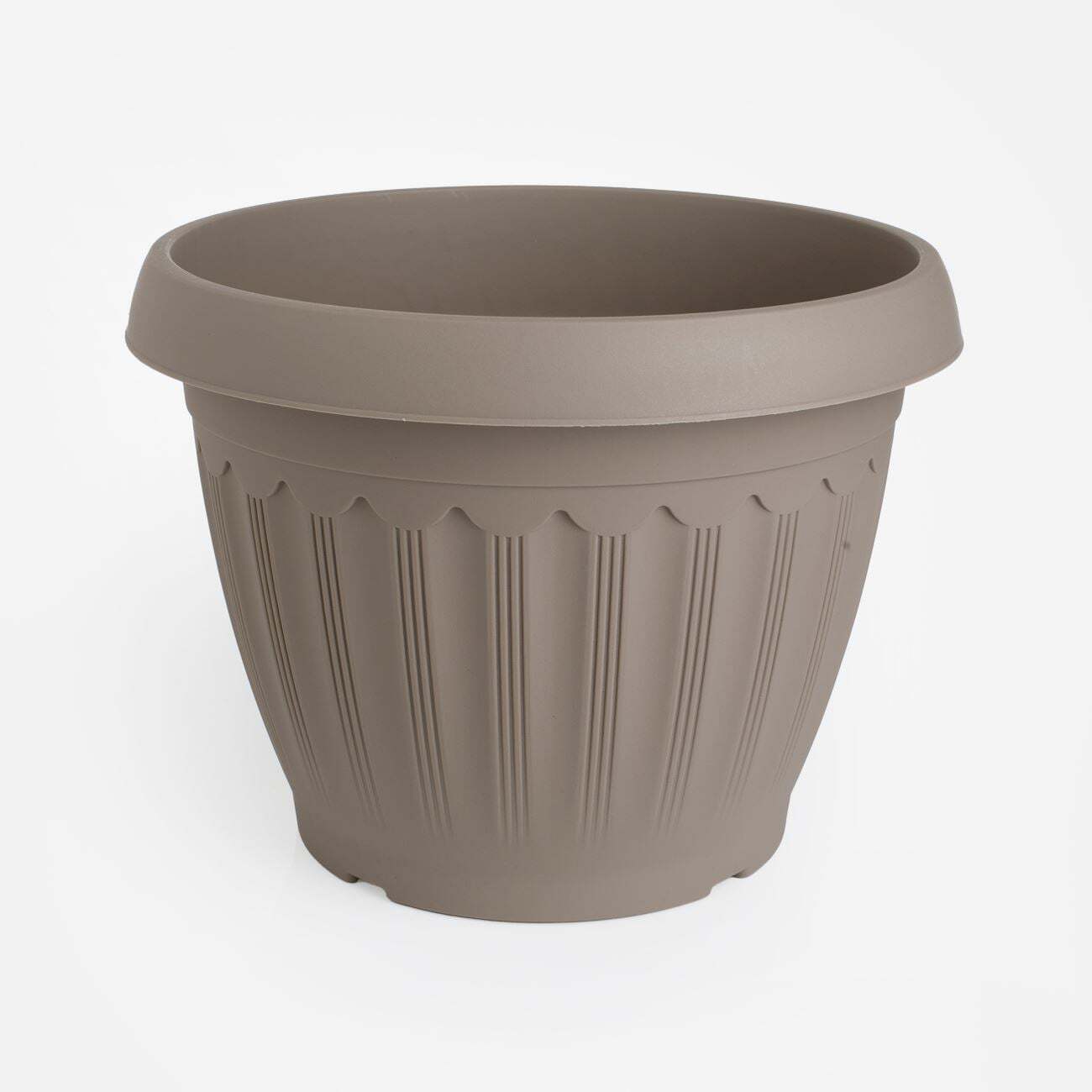 Plastic Mocha Flower Pot Ø27.5x20 cm - 7 l