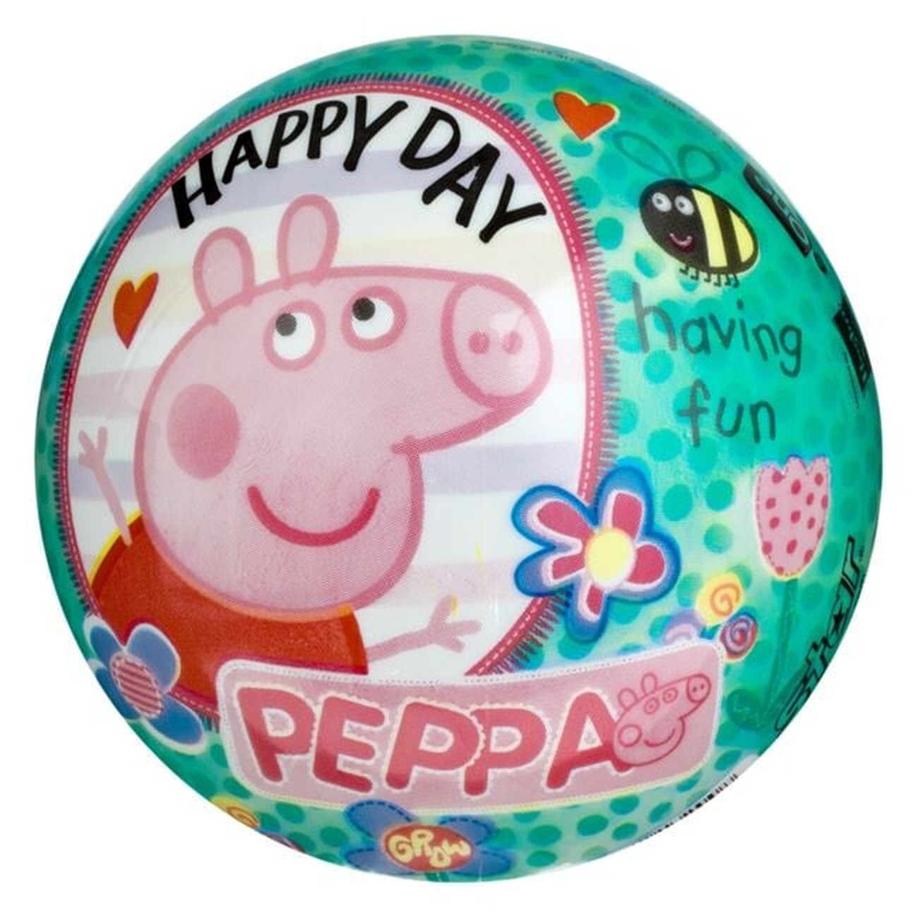Peppa Colored Plastic Beach Ball 14cm