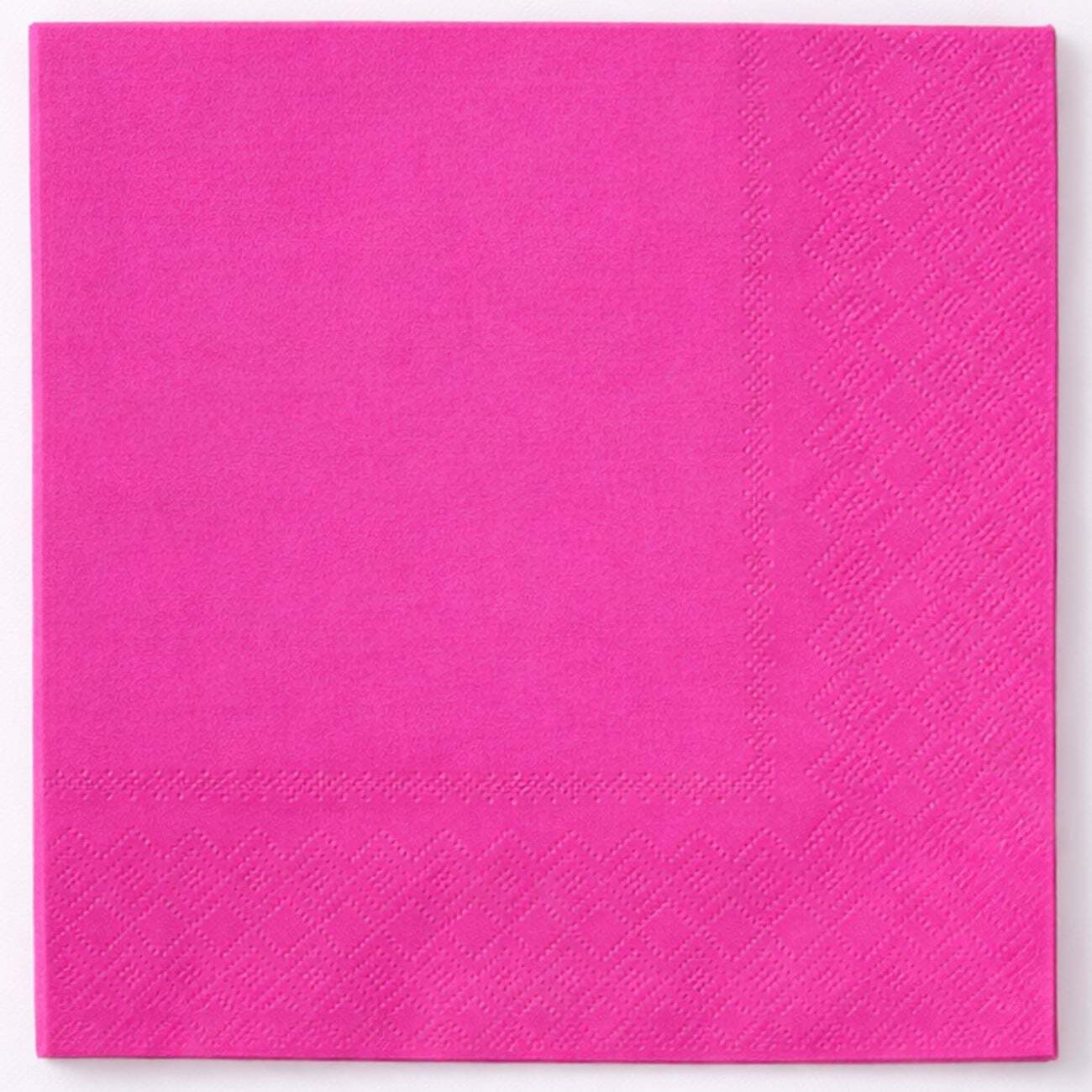 2-ply paper napkins Fuchsia 33x33cm - 20 pc
