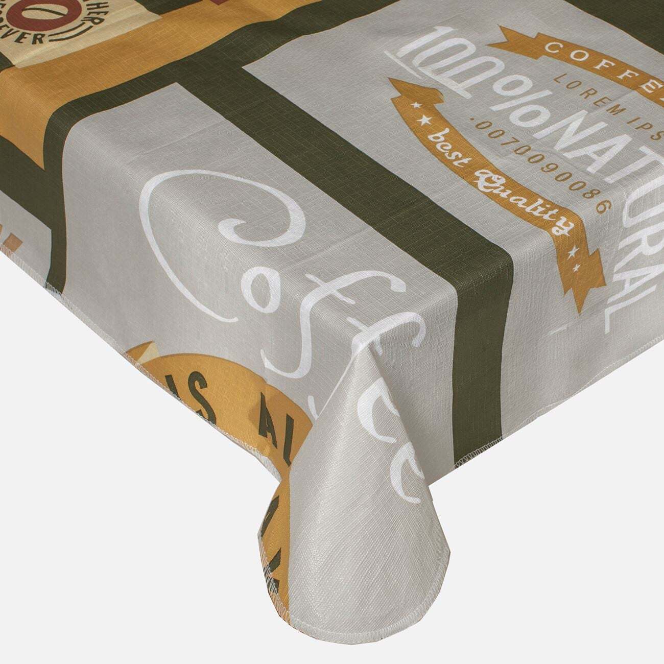 Laminated Tablecloth Brown 180x140 cm