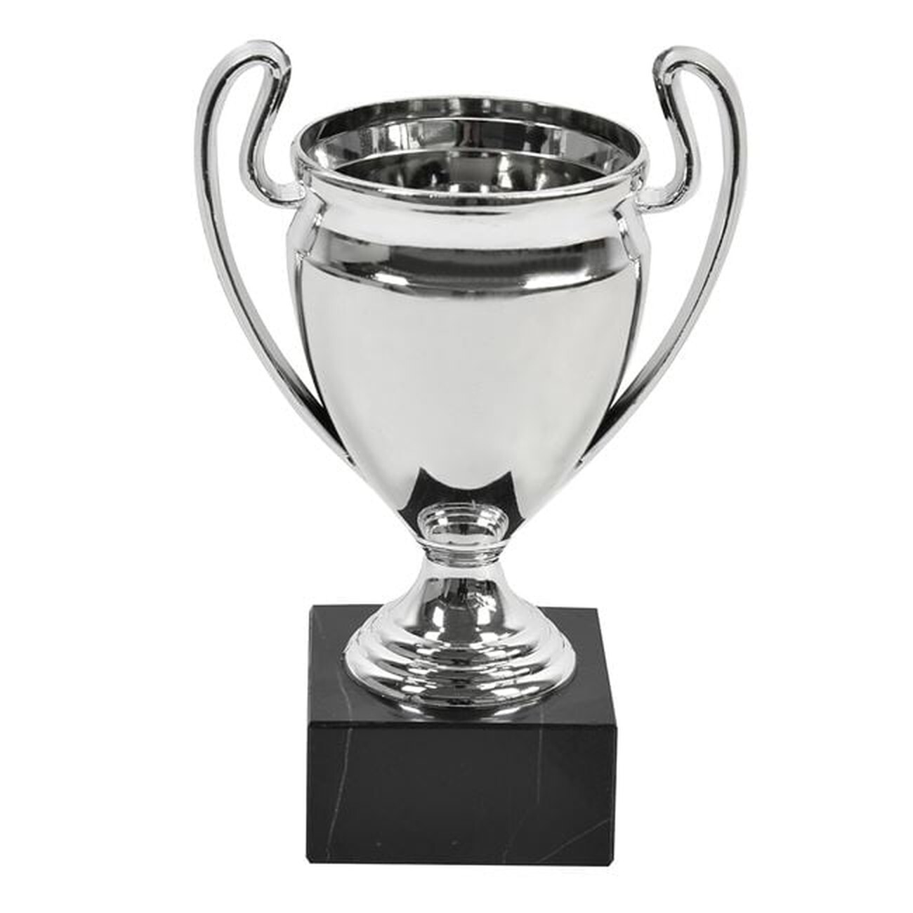 Silver cup with marble base 16cm