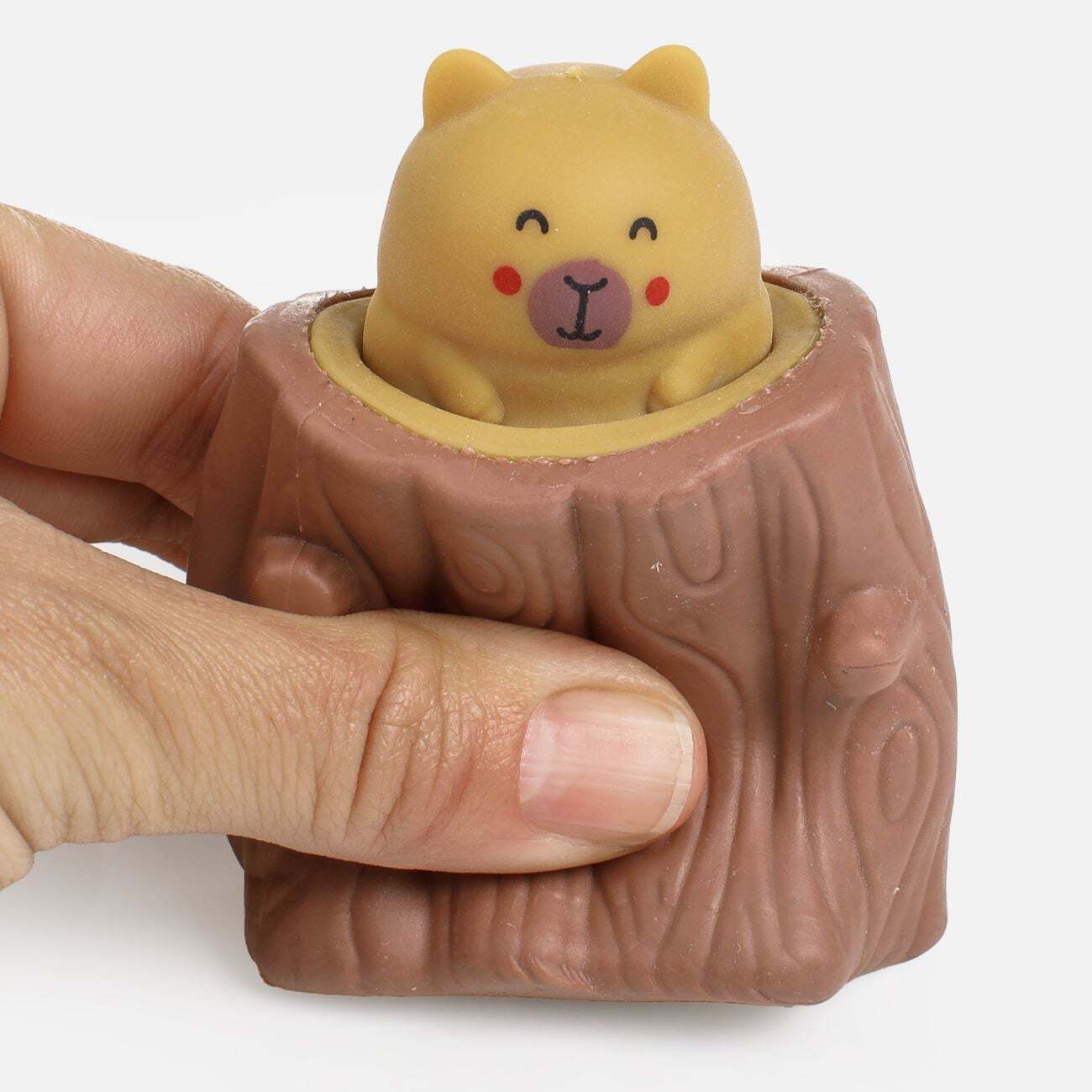 Anti-Stress Pop Up Tree Trunk with Capybara 6cm