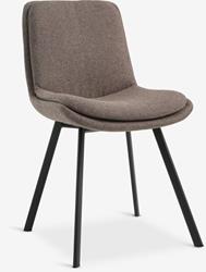 Sedia MELBY caffè/nero