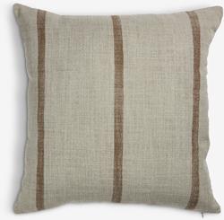 Coussin décoratif STENROS 45x45 gris foncé/marron