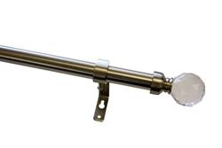 Curtain rod CRYSTAL 120-210cm steel