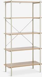 Étagère VANDBORG 5 tablettes pin/blanc