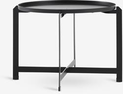 BORRE Table d'appoint Ø50x40 Noir