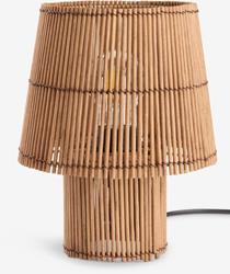 Lampada da tavolo HANNIBAL Ø19x25 bambù