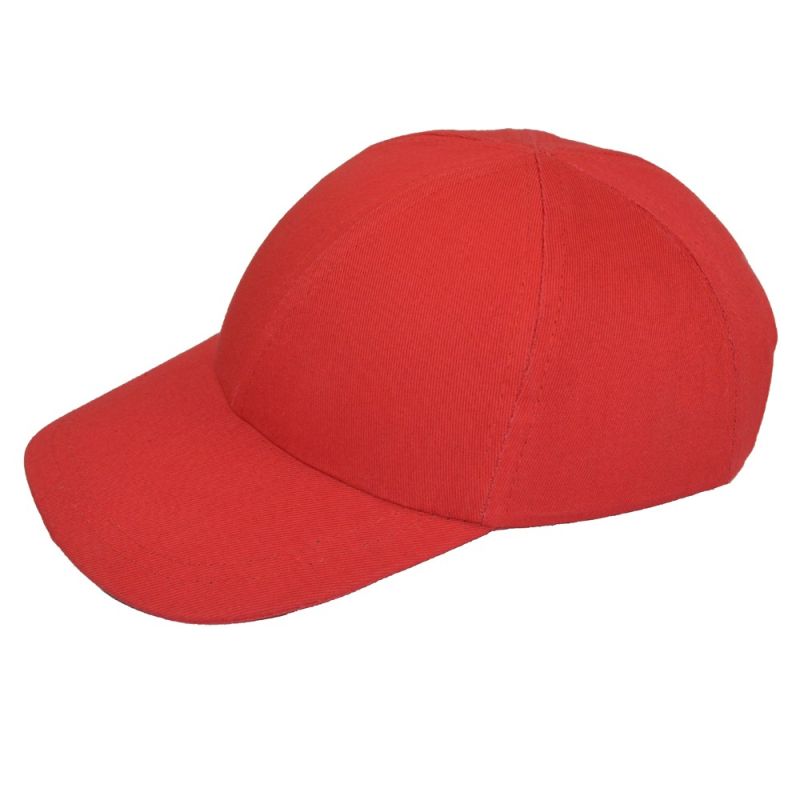 Work hat, red, polyester/ABS