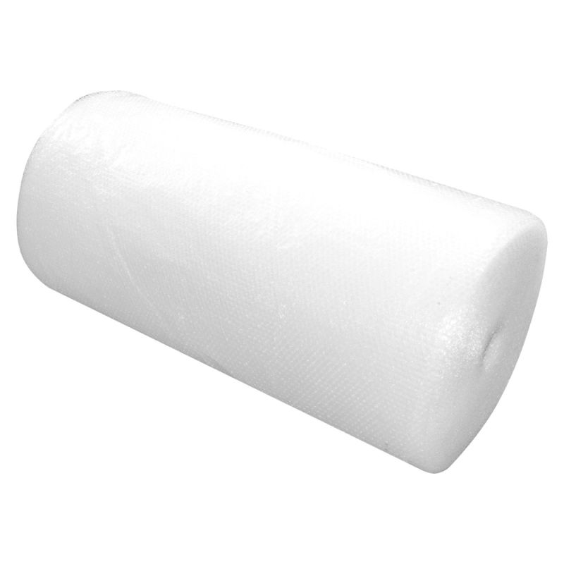 Bubble film for packaging with density 45 g/m², size: 200 mL, 3 × 1250 mm, roll = 250 m²