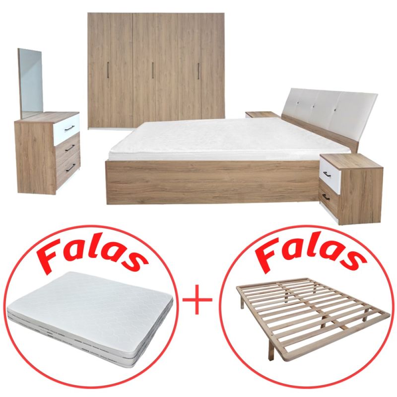 Bedroom + wardrobe + mattress