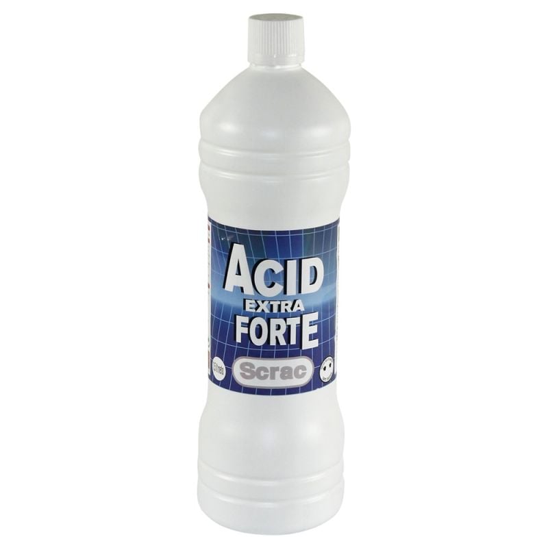 Acid cleaner “Scrac”, 1.5 L, toilet, strong, 21 % hydrochloric, white, 1 pc