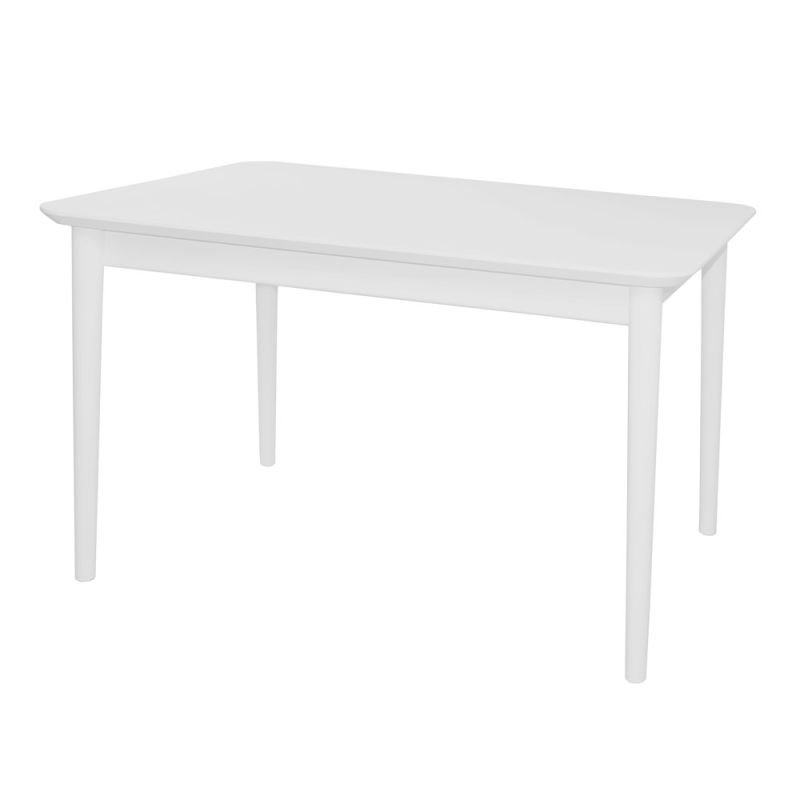 Drop-leaf table, MDF, white, 80x120xH78 cm