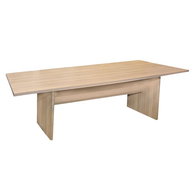 Office meeting table, melamine structure, melamine top, wood, 110x240xH75 cm