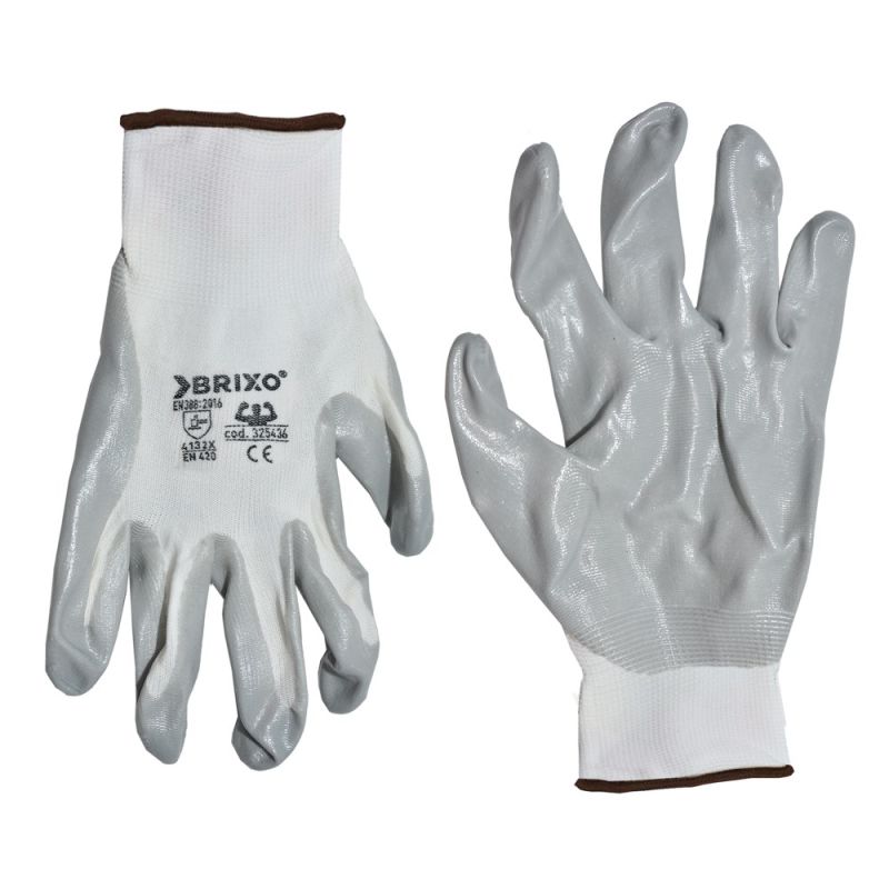 Work handle BRIXO, polyester‑nitrile, L
