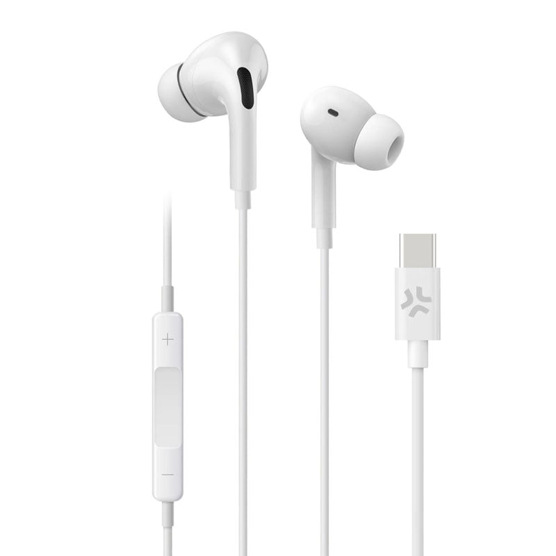 Casque blanc USB‑C CELLY UP1200TYPECWH