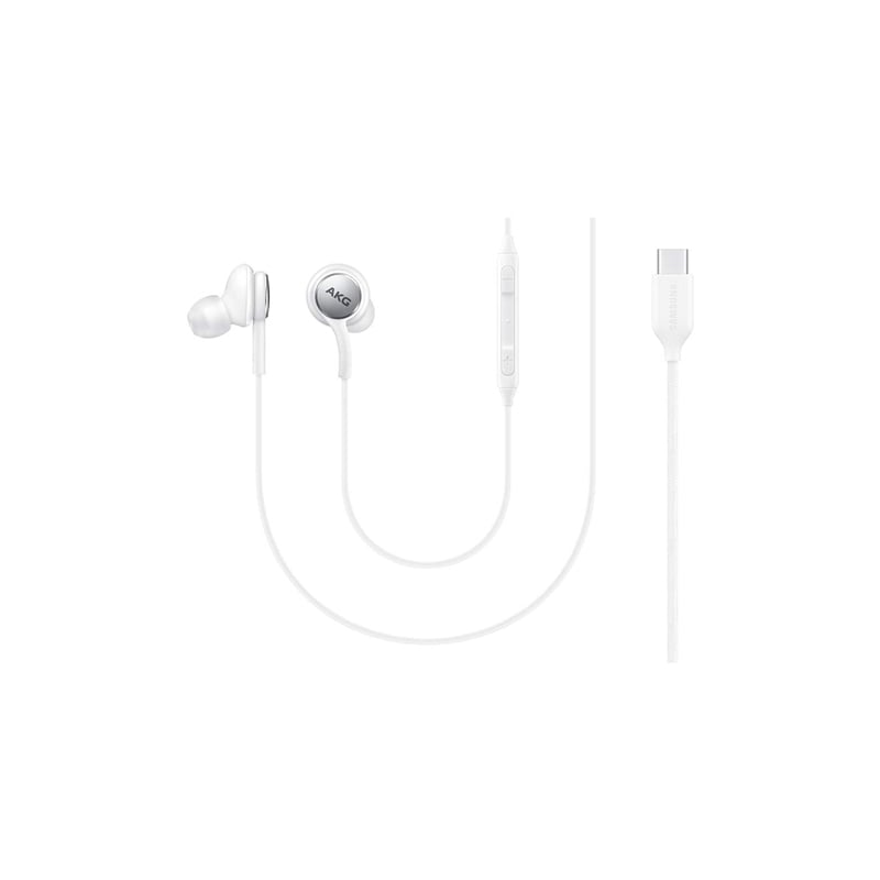 Écouteurs intra‑auriculaires blancs Samsung EO-IC100 USB‑C