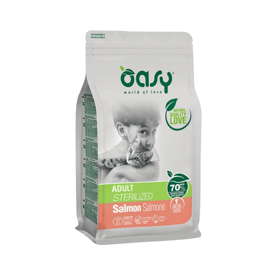 Salmon Food for Sterilised Cats – Oashi Adult Sterilised Salmon (1.5 kg)