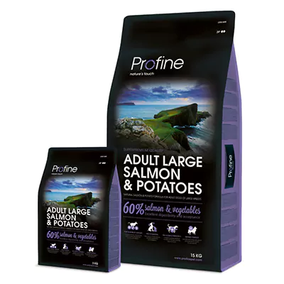 Profine Adult Large Salmon & Potatoes Dog Food 3kg/15kg