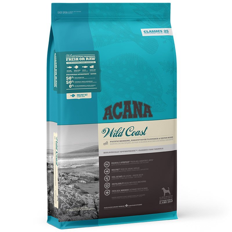 Dog Food - Wild Coast Acana 2 kg & 9.7 kg