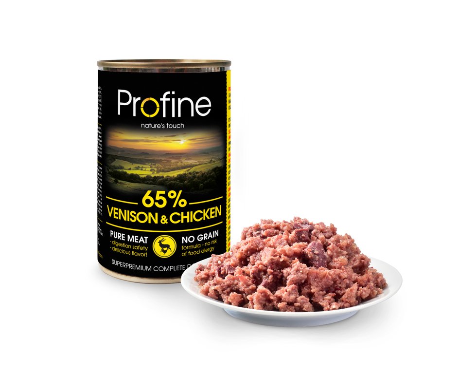 Profine 65% Venison & Chicken Dog Food (400 g)