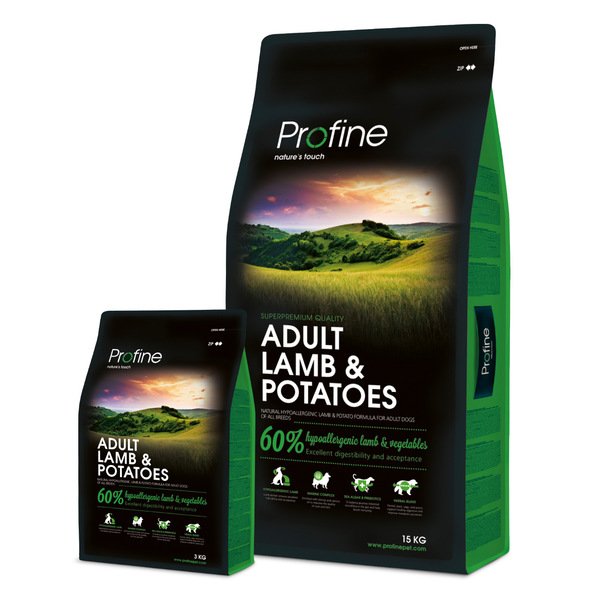 Profite Adult Lamb & Potato Dog Food 3 kg/15 kg
