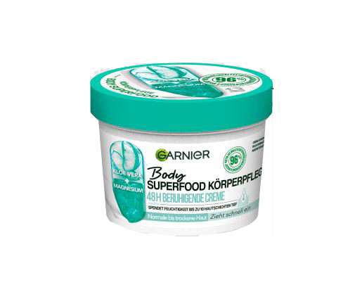 Garnier Body Cream Superfood 48h Soothing Aloe Vera for Normal to Dry Skin