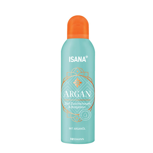 Isana Argan 2-in-1 Shower Foam & Body Lotion