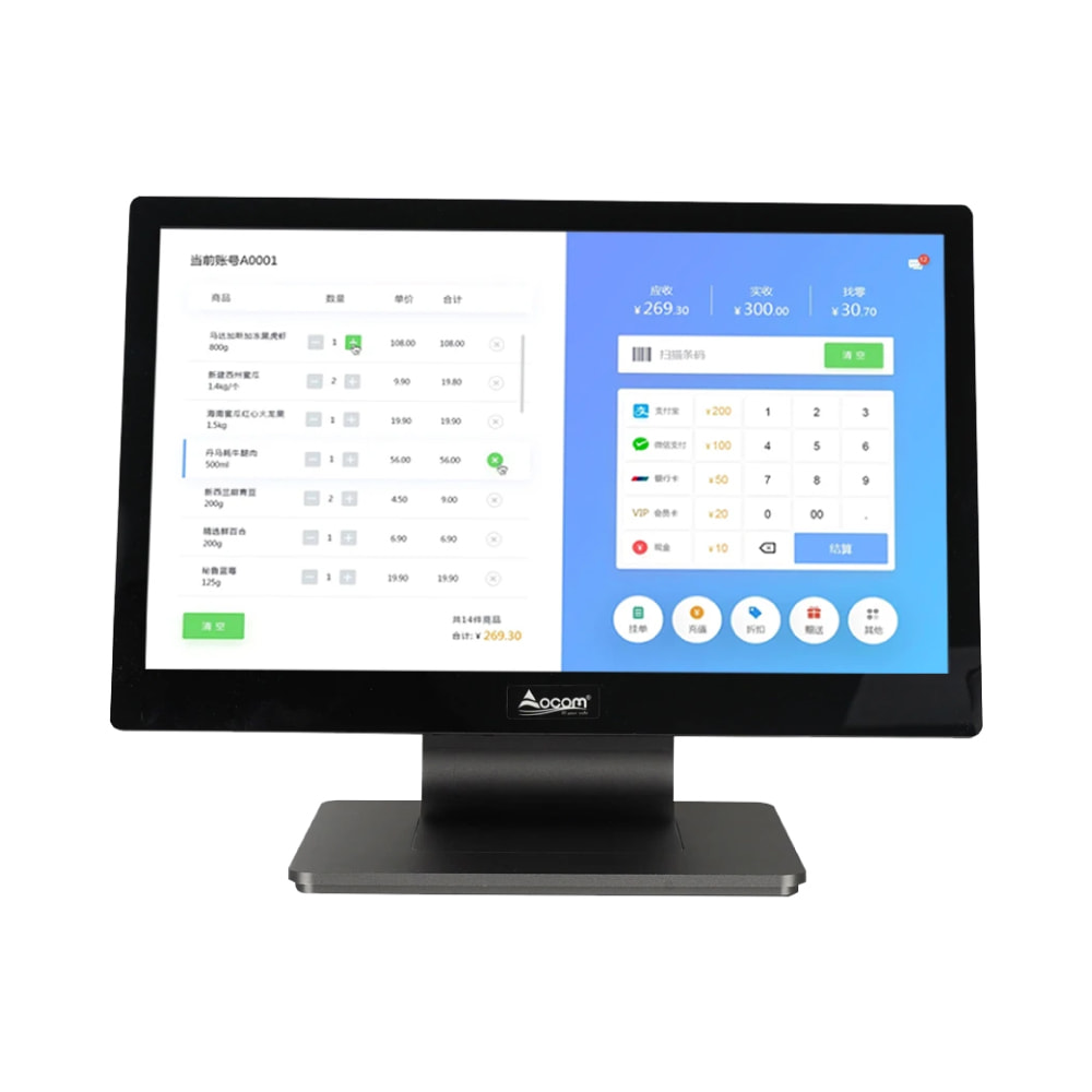 Ocom 15,6″ Écran tactile, 8 Go, 128 Go, Core™ i5-5200U, Terminal POS Windows
