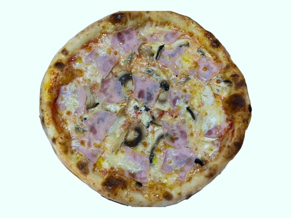 Pizza with Ham & Mushrooms