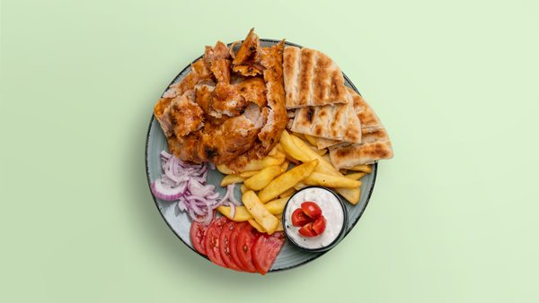 Open Pork Pita