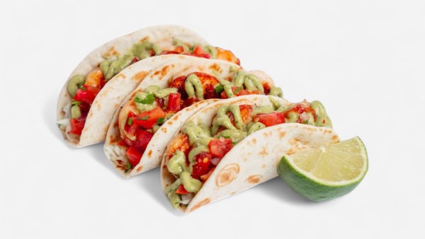 Taco aux crevettes