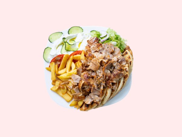 Petit plateau de gyro au poulet